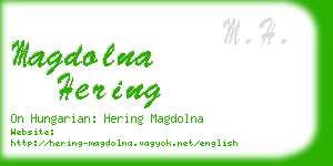 magdolna hering business card
